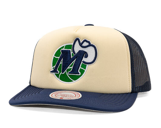 Kappe Mitchell & Ness - NBA Vintage Block Trucker HWC - Dallas Mavericks - Cream