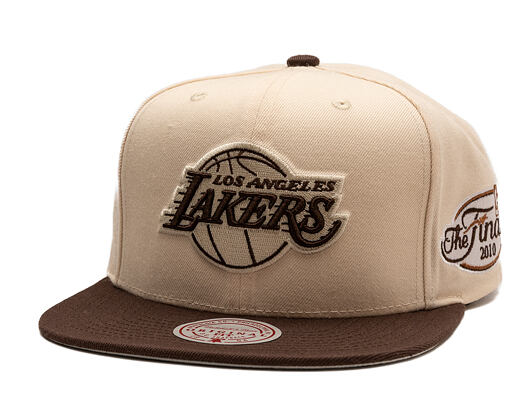 Kappe Mitchell & Ness - NBA Fashion Basic 2T Snapback - Los Angeles Lakers - Cream