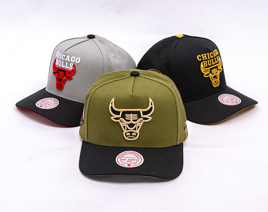 Kappe Mitchell & Ness - NBA Core Iv Pro  Bulls - Chicago Bulls - OLIVE-BLACK