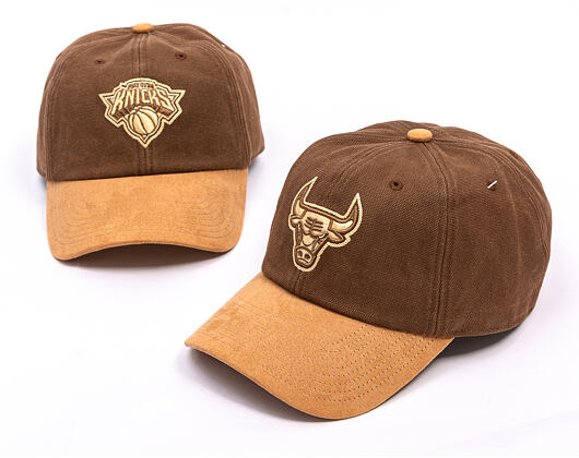 Kappe Mitchell & Ness - NBA Lux Chain Strapback - Chicago Bulls - Brown