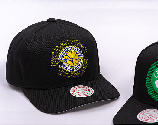 Kappe Mitchell & Ness - NBA Tilted Pro Snapback Hwc - Golden State Warriors - Black