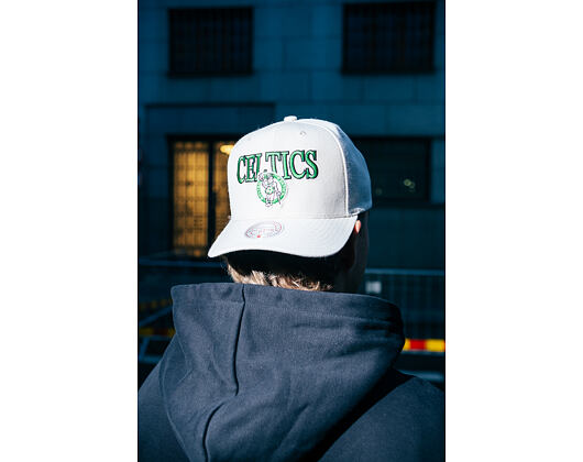 Kappe Mitchell & Ness - NBA Team Name Pro Crown - Boston Celtics - Bone