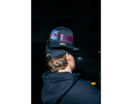 Kappe Mitchell & Ness - NHL Busted Pro - New York Rangers - Black