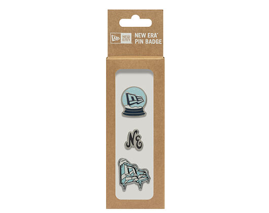 Brosche New Era - Branded 3× Cap Pin Set - Silver