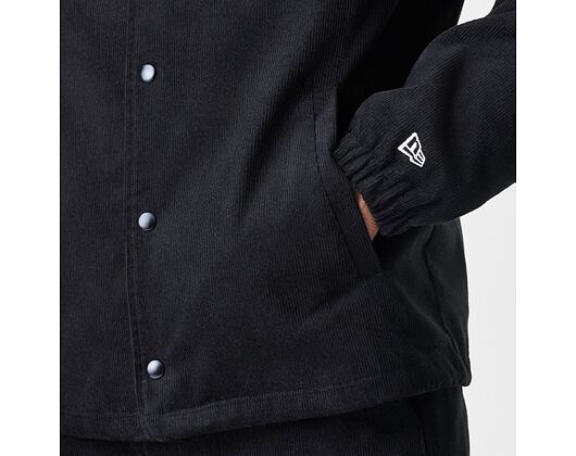 Jacke New Era - Branded Cord Coach Jacket - Black