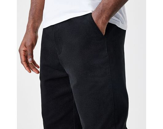 Hose New Era - Branded Cord Chino Pants - Black