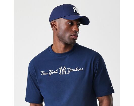 T-Shirt New Era - MLB Graphic Oversized Tee - NY Yankees - Navy