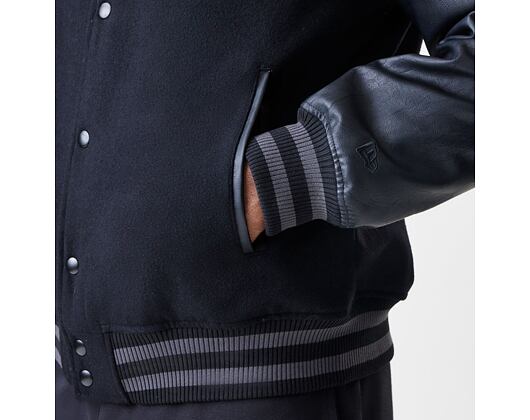 Jacke New Era - NBA Tonal Patch Varsity - Chicago Bulls - Black