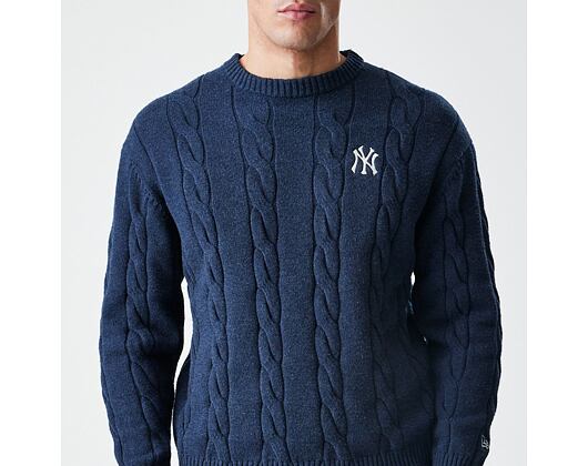 Strickpullover New Era - MLB Cable Knit Crew - NY Yankees - Navy