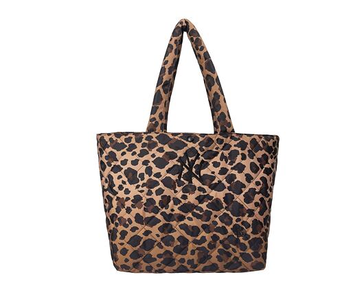 Tasche New Era - MLB Leopard Quilted Tote Bag - NY Yankees - Brown / Black