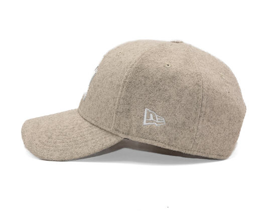 Kappe New Era - MLB Melton Wool 9FORTY - NY Yankees - Stone / White