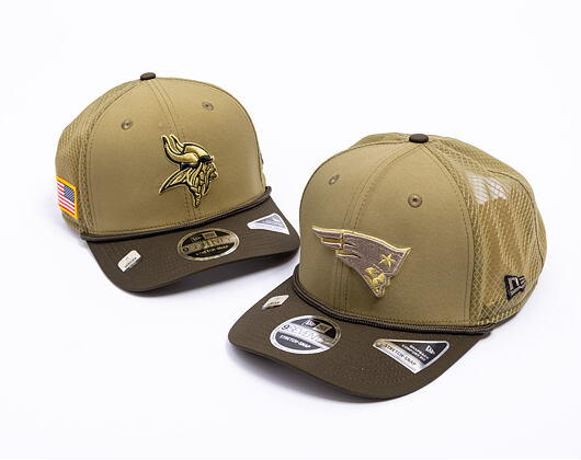 Kappe New Era - NFL25 "Salute to Service" - 9SEVENTY Stretch-Snap - New England Patriots 