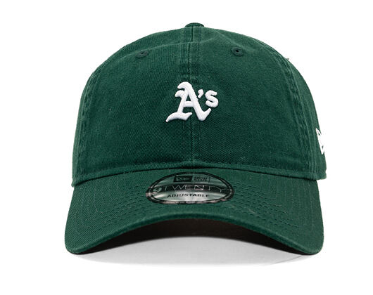 Kappe New Era - MLB Washed Mini Logo 9TWENTY - Oakland Athletics - Dark Green