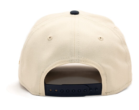 Kappe New Era - MLB WS Patch 9FORTY A-Frame - NY Yankees - Cream / Navy