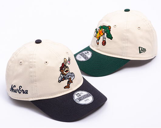 Kinder Kappe New Era - Branded Kids Mascot 9TWENTY - Cream / Navy