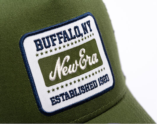 Kappe New Era - Branded Patch Trucker 9FORTY Trucker - Rifle Green