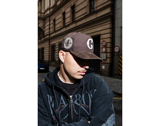 Kappe New Era - MLB Cooperstown Cord 19TWENTY - Chicago Cubs - Brown