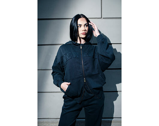 Pullover New Era - Branded Washed Full-Zip Hoody - Black