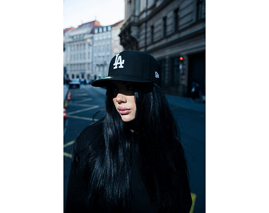 Kappe New Era - MLB Basic 59FIFTY - LA Dodgers - Black / White