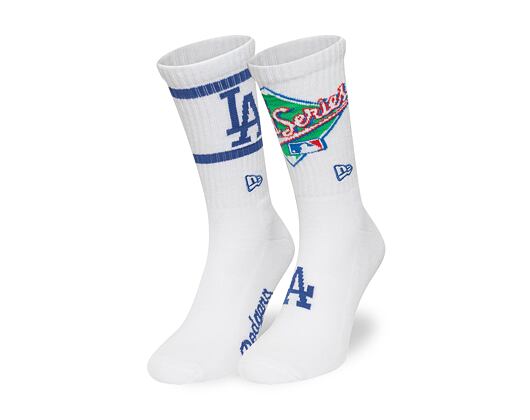 Socken New Era - MLB WS Crew Socks 2pk - LA Dodgers - White