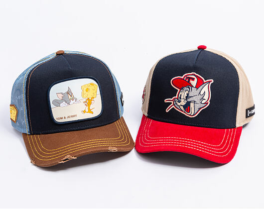 Kappe Capslab Trucker Tom & Jerry X Capslab Brown/Grey