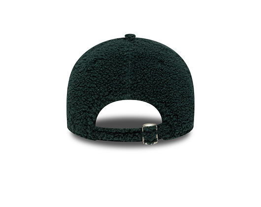 Kappe New Era - MLB Winter Borg Teddy Fleece 9FORTY - Oakland Athletics - Dark Green / White