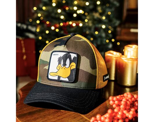 Kappe Capslab - Trucker Looney Tunes - Daffy Duck v.3 Trucker Camo / Yellow