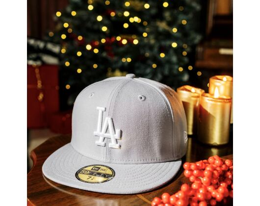 Kappe New Era - MLB Basic 59FIFTY - LA Dodgers - Grey / White