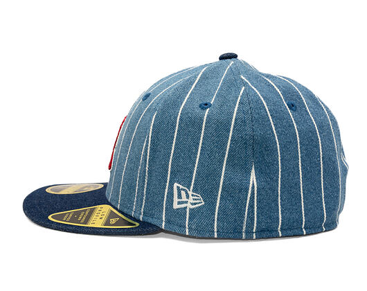 Kappe New Era - 59FIFTY Low Profile Day - Pinstripe Denim Indigo