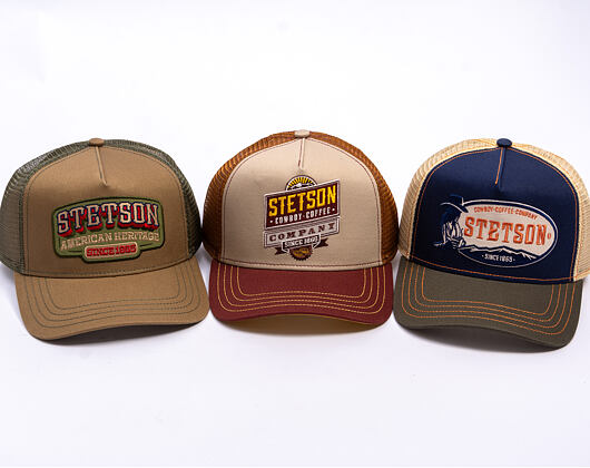 Kappe Stetson - Trucker Cap - Cowboy Coffee - 52