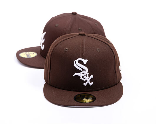 Kappe New Era - MLB Seasonal 59FIFTY - Chicago White Sox - Burnt Wood - Brown