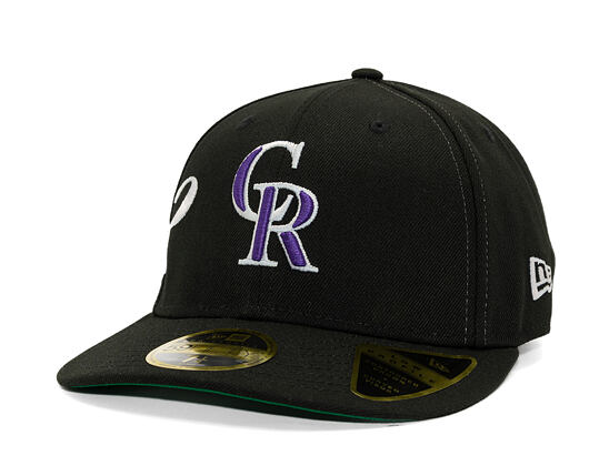 Kappe New Era - MLB Established 59FIFTY Low Profile - Colorado Rockies - Black