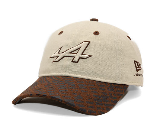 Kappe New Era - F1 Heritage 9TWENTY - Alpine Racing - Chrome White
