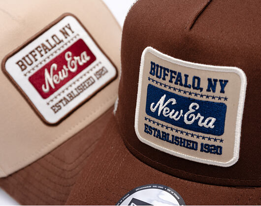 Kappe New Era - Branded Patch 9FORTY Trucker - Chestnut Brown