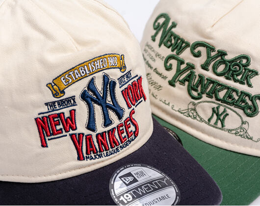 Kappe New Era - MLB Washed Graphic 19TWENTY - NY Yankees - Cream