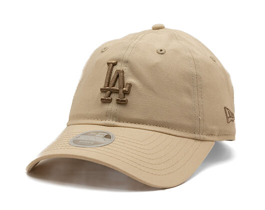 Damen Kappe New Era - MLB Essential Midi Logo 9TWENTY - LA Dodgers - Cream