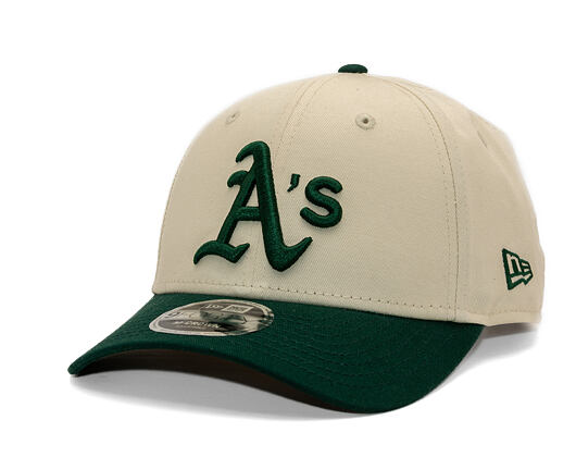 Kappe New Era - MLB Colorblock 9FORTY M-CROWN - Oakland Athletics - Cream