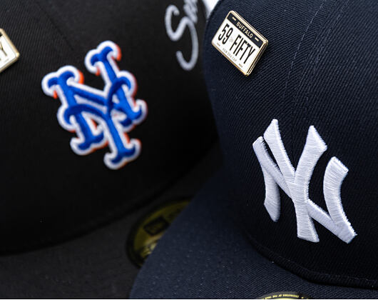 Kappe New Era - MLB IMAGE DROP - Subway Series 59FIFTY - NY Mets - Black