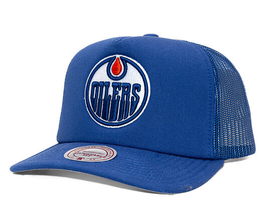 Kappe Mitchell & Ness - Edmonton Oilers - Evergreen Trucker - Blue