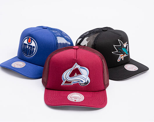 Kappe Mitchell & Ness - Colorado Avalanche - Evergreen Trucker - Maroon