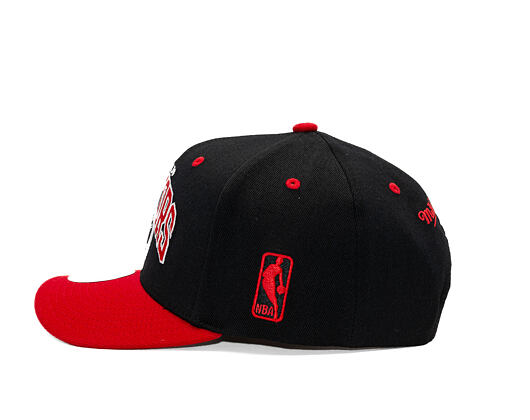 Kappe Mitchell & Ness - NBA Team Arch Snapback - Toronto Raptors - Black / Red