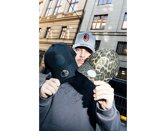 Damen Kappe New Era -  Leopard 9FORTY - Ac Milan - Brown