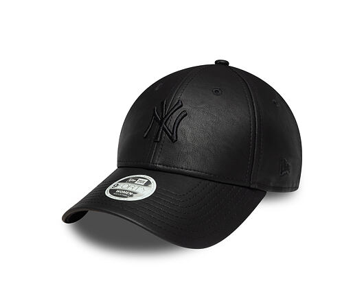 Damen Kappe New Era - MLB PU Leather 9FORTY - NY Yankees - Black