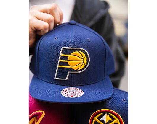 Kappe Mitchell & Ness - Indiana Pacers - Team Ground 2.0 Snapback - Blue