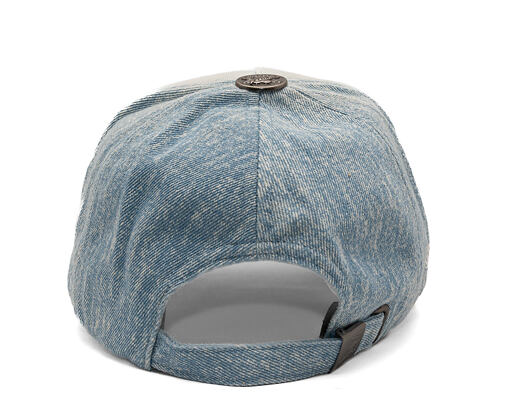 Kappe Ed Hardy - Crawling Dragon Wash Denim 5 Panel Cap - Bleach