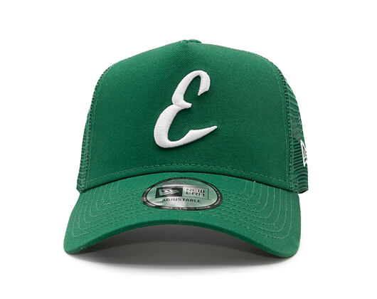 Kappe New Era - Core Logo 9FORTY A-Frame Trucker - Prague Eagles - Green