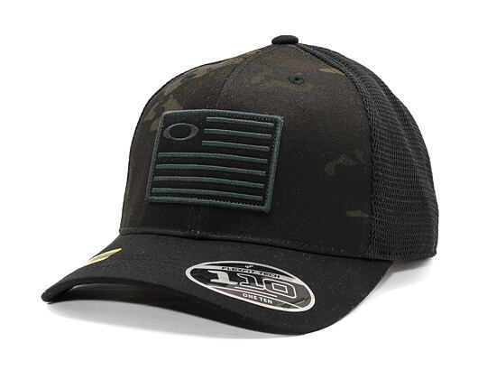 Kappe Oakley - Si Multicam Flag 110 Snapbck Cap - Black Multicam