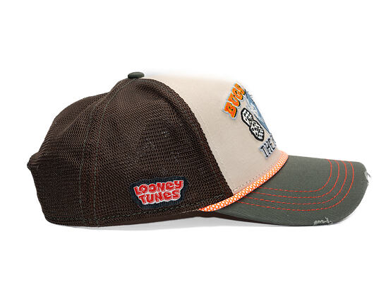 Kappe Capslab - Looney Tunes Bugs Bunny The Rounder - Olive / Off White