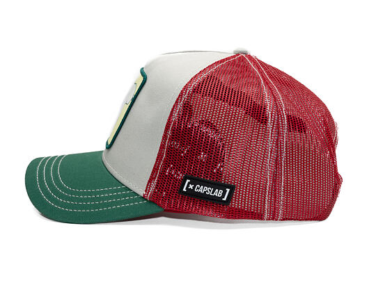 Kappe Capslab - Trucker Peanuts - Cool Joe - White / Red /Green