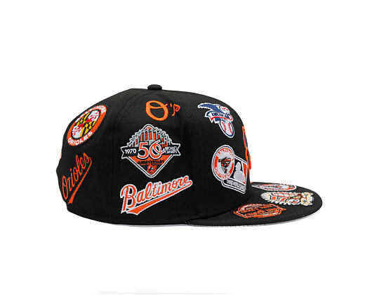 Kappe New Era - MLB All Over Logo 59FIFTY - Baltimore Orioles - Team Color